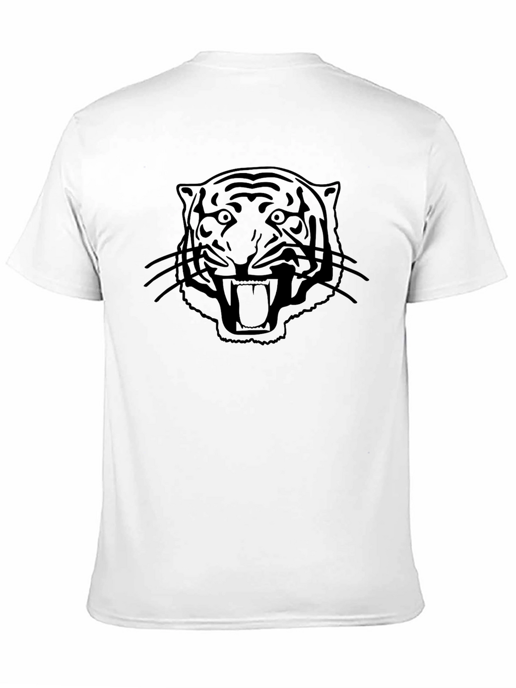 Bold Tiger Graphic Tee - Black