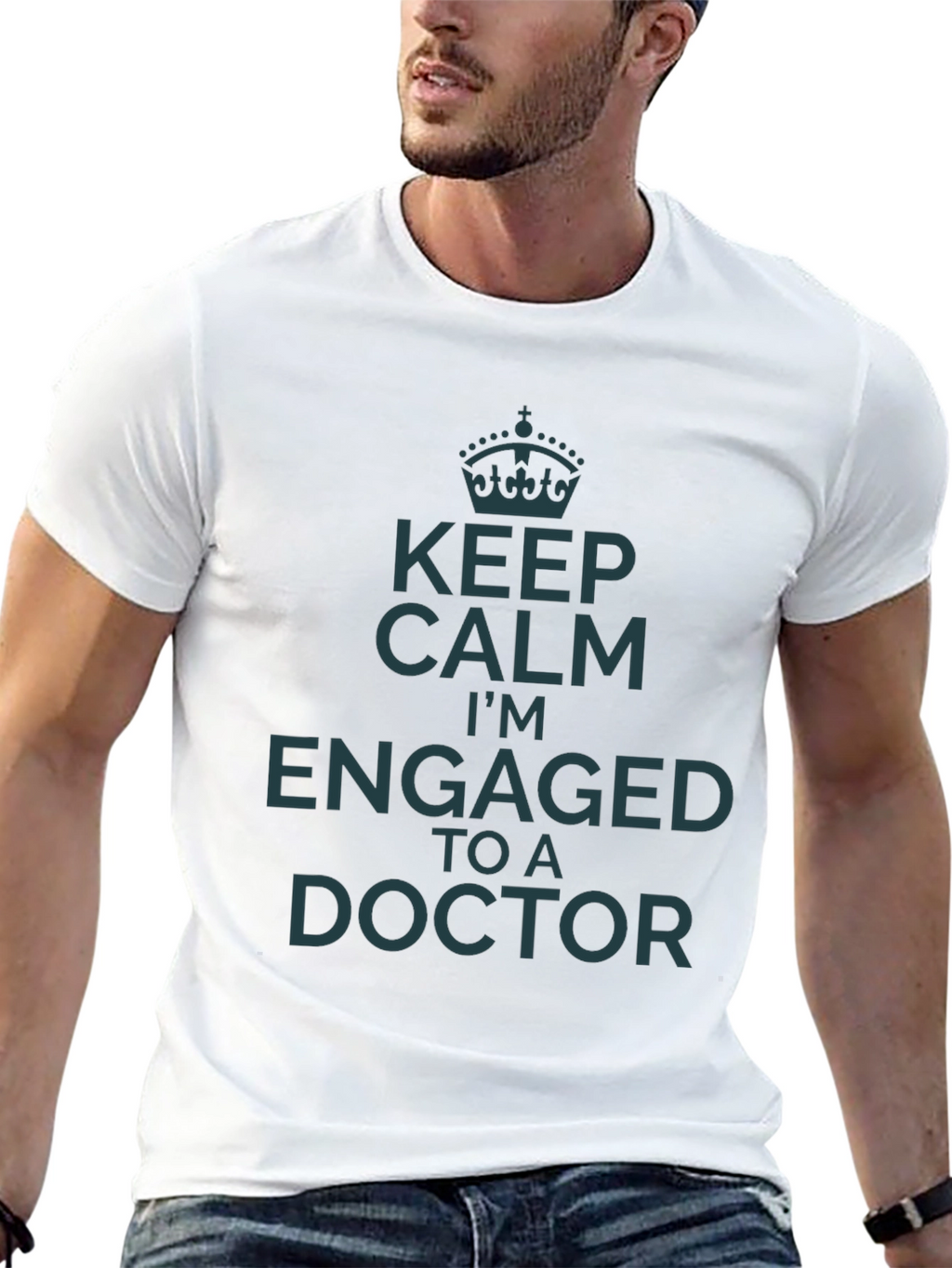 Keep Calm Engaged to a Doctor T-Shirt