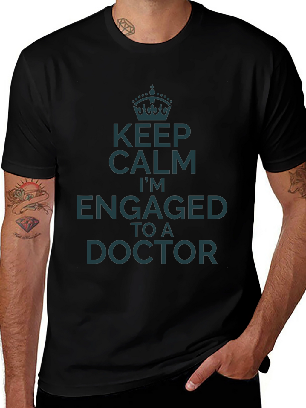 Keep Calm Engaged to a Doctor T-Shirt