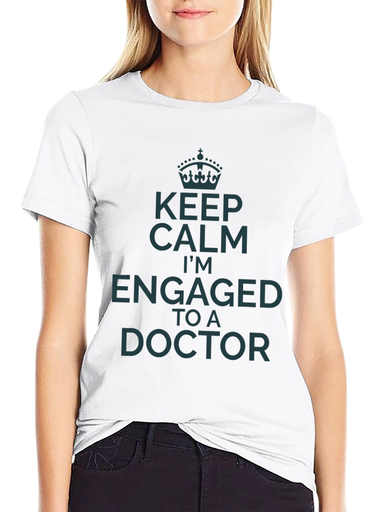 Keep Calm Engaged to a Doctor T-Shirt