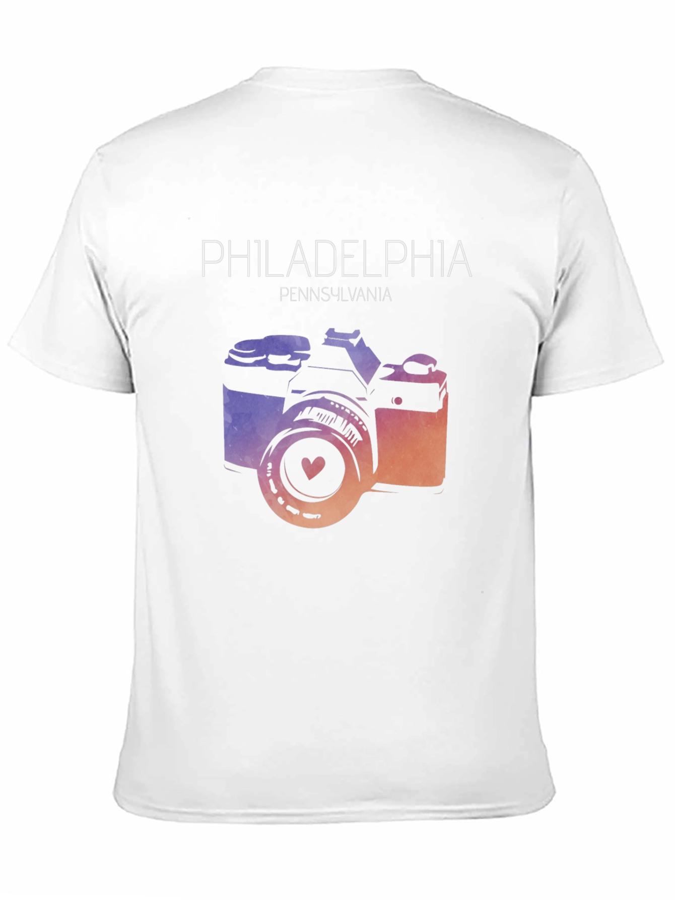 Philadelphia Camera Graphic Tee - Pennsylvania Souvenir Shirt