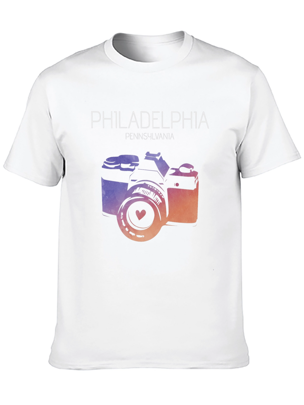 Philadelphia Camera Graphic Tee - Pennsylvania Souvenir Shirt