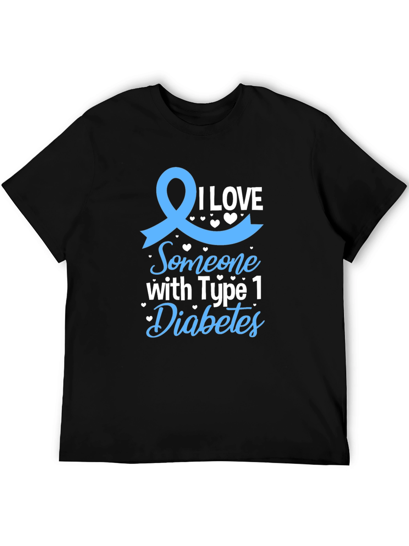 I Love Someone With Type 1 Diabetes T-Shirt