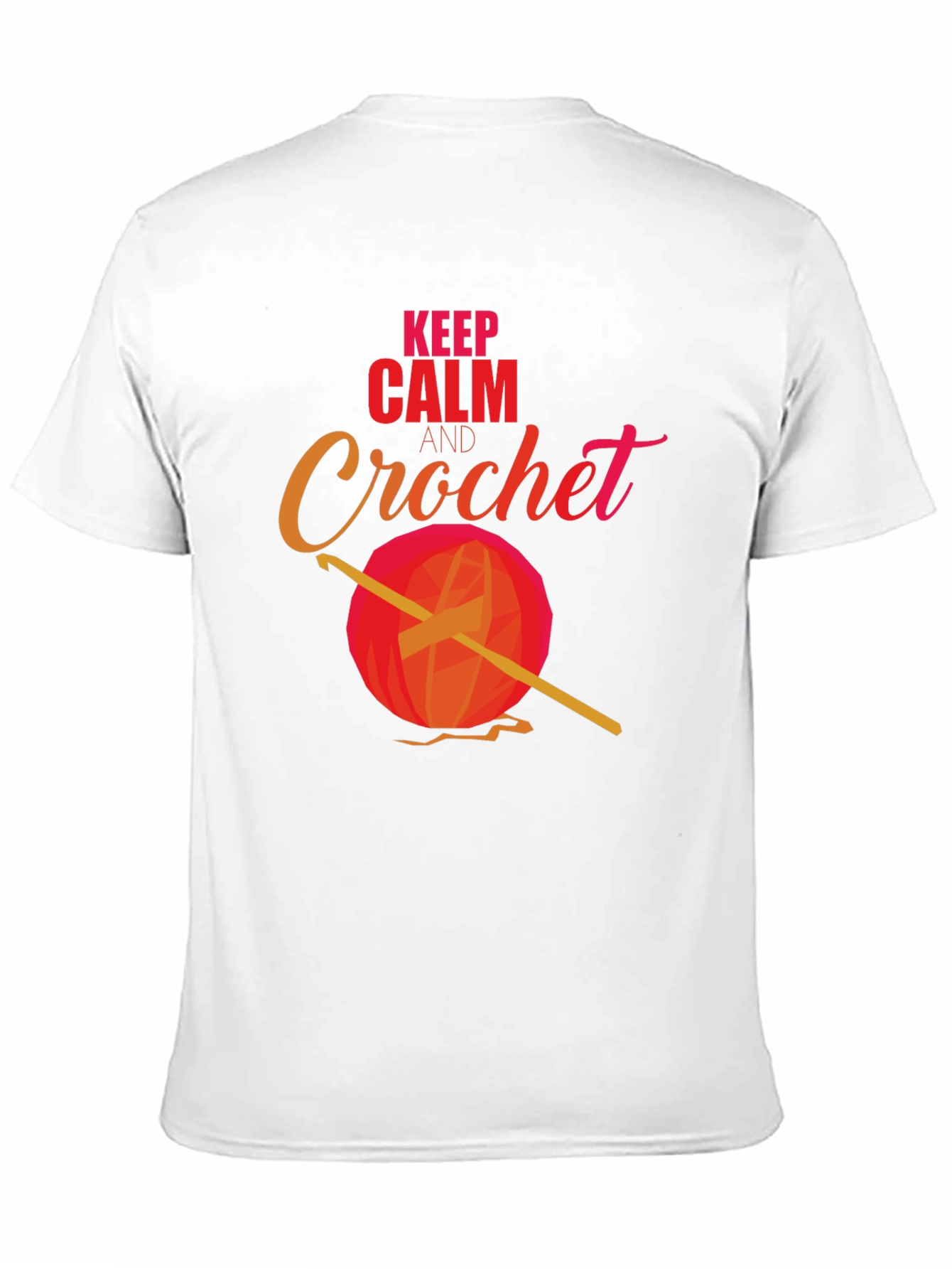 Keep Calm and Crochet T-Shirt - Yarn Hook Tee