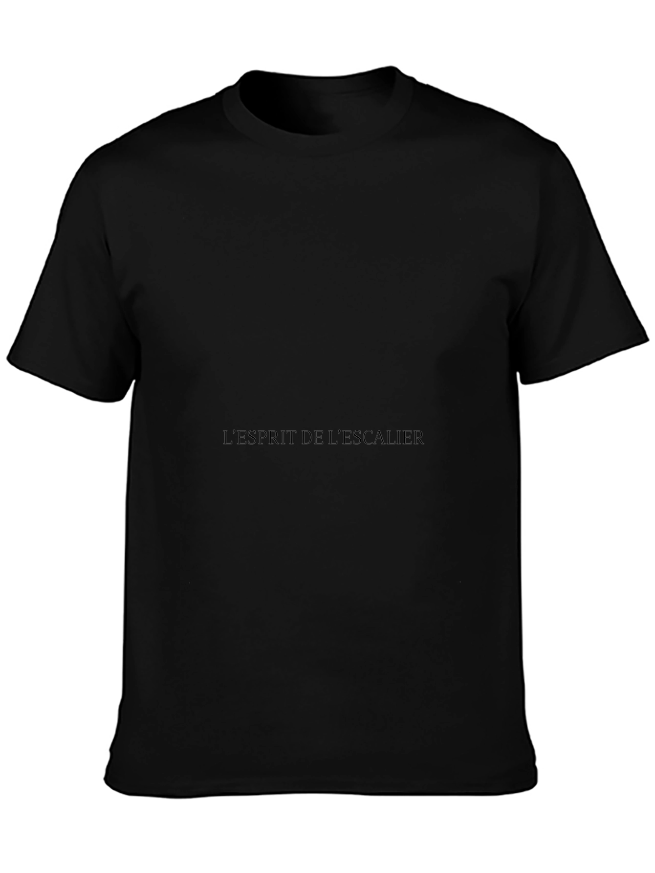 Classic Black Crew Neck T-Shirt - Everyday Comfort