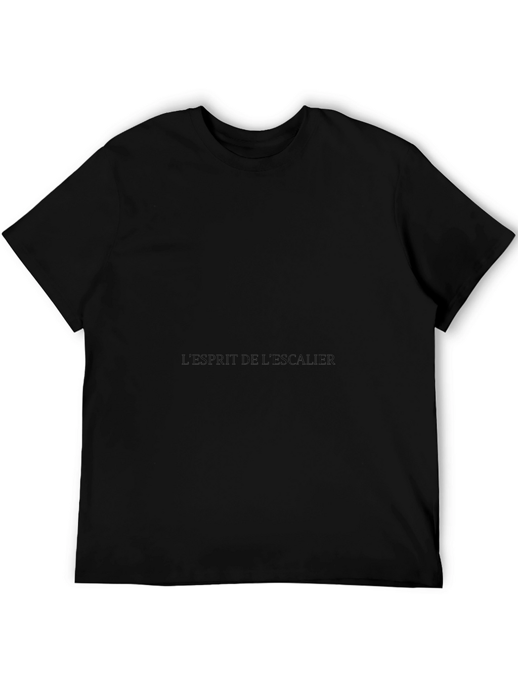 Classic Black Crew Neck T-Shirt - Everyday Comfort