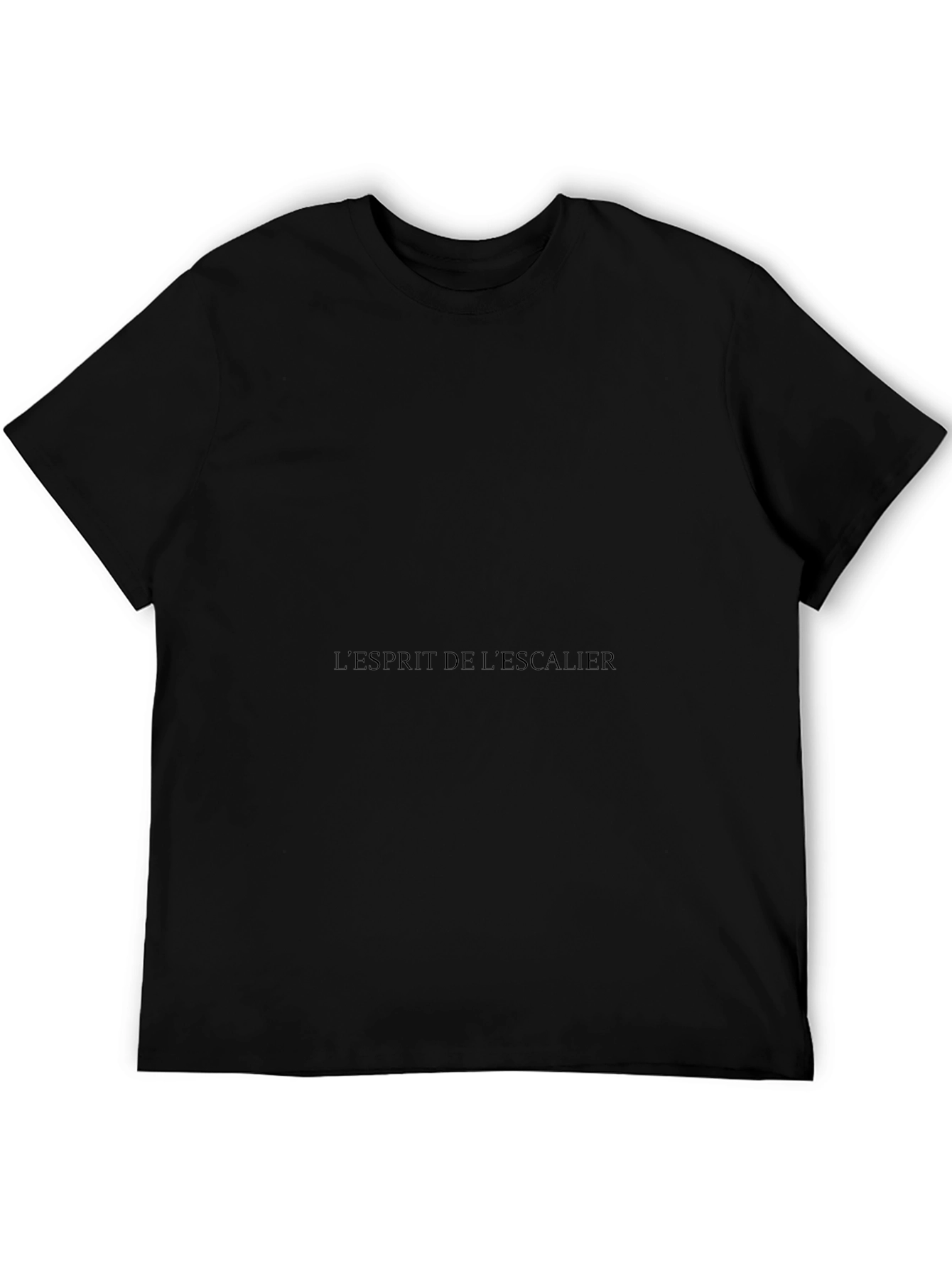 Classic Black Crew Neck T-Shirt - Everyday Comfort