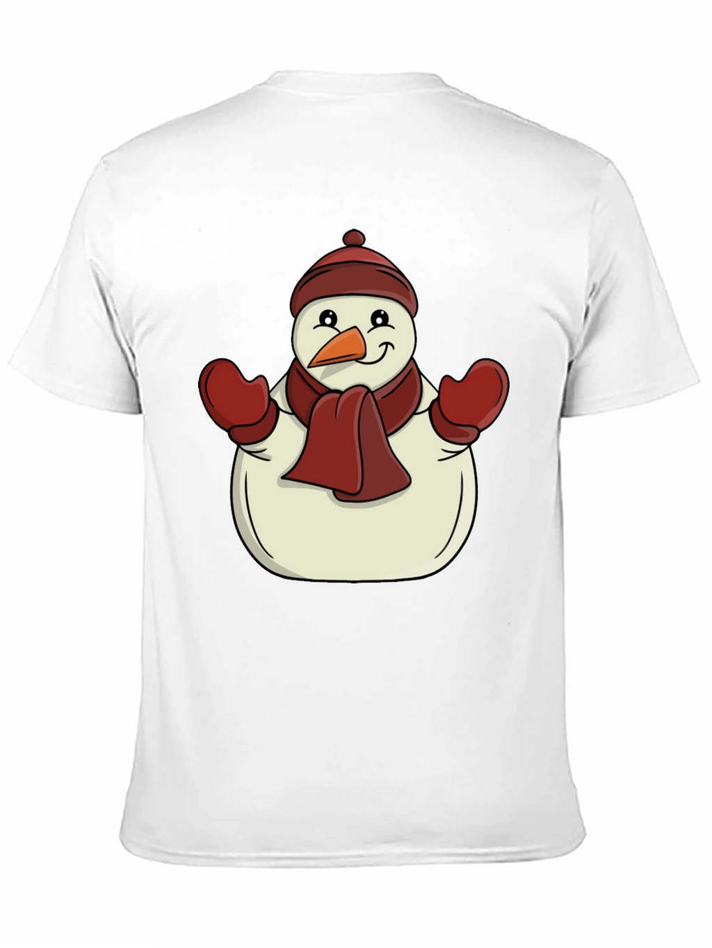 Festive Snowman Graphic Tee - Holiday Cheer