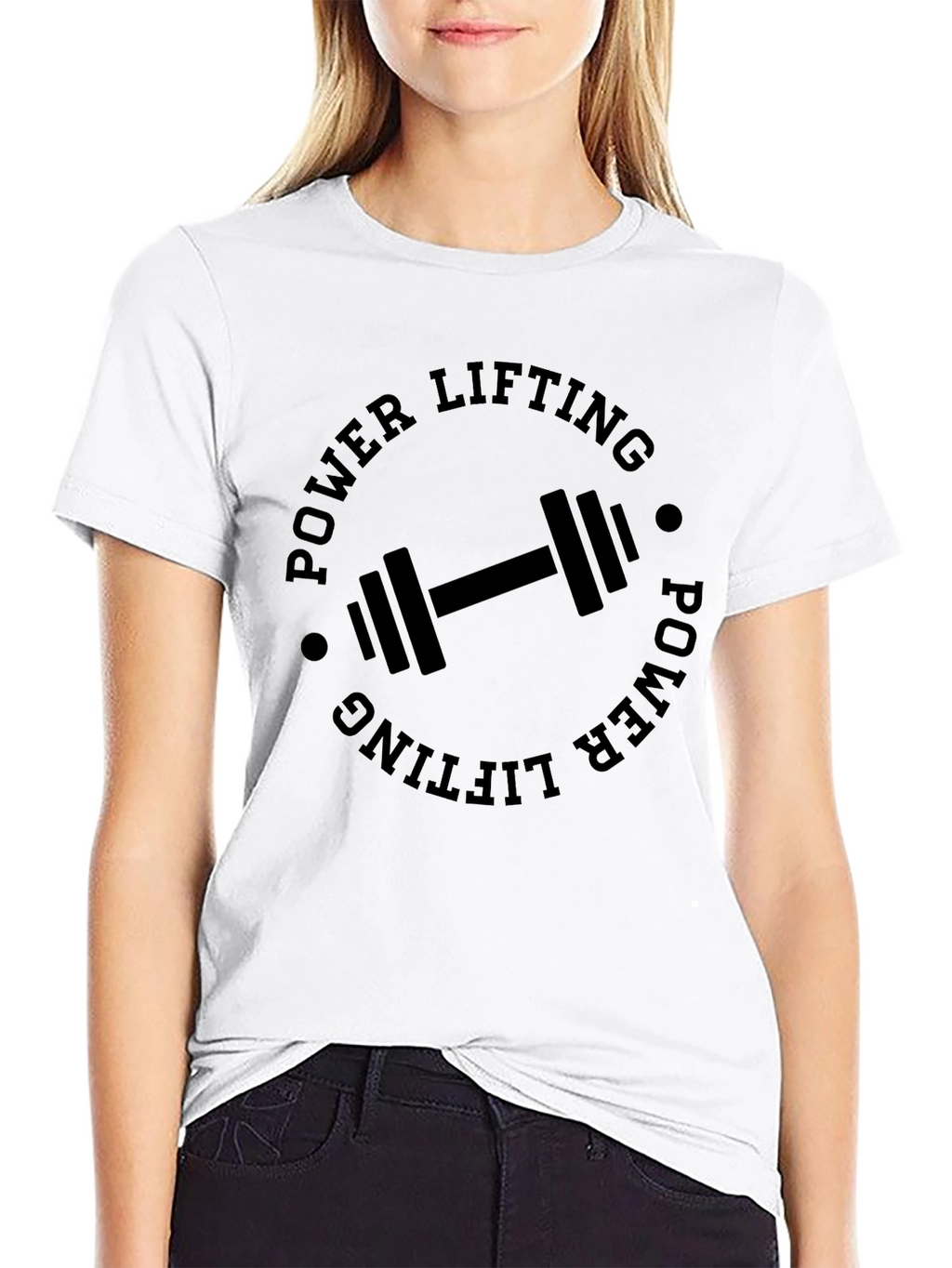 Power Lifting Graphic Tee - Gym Workout Shirt