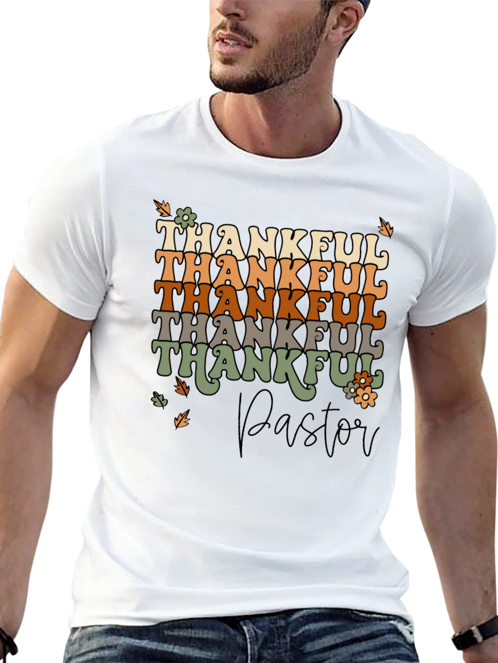 Thankful Pastor Graphic T-Shirt