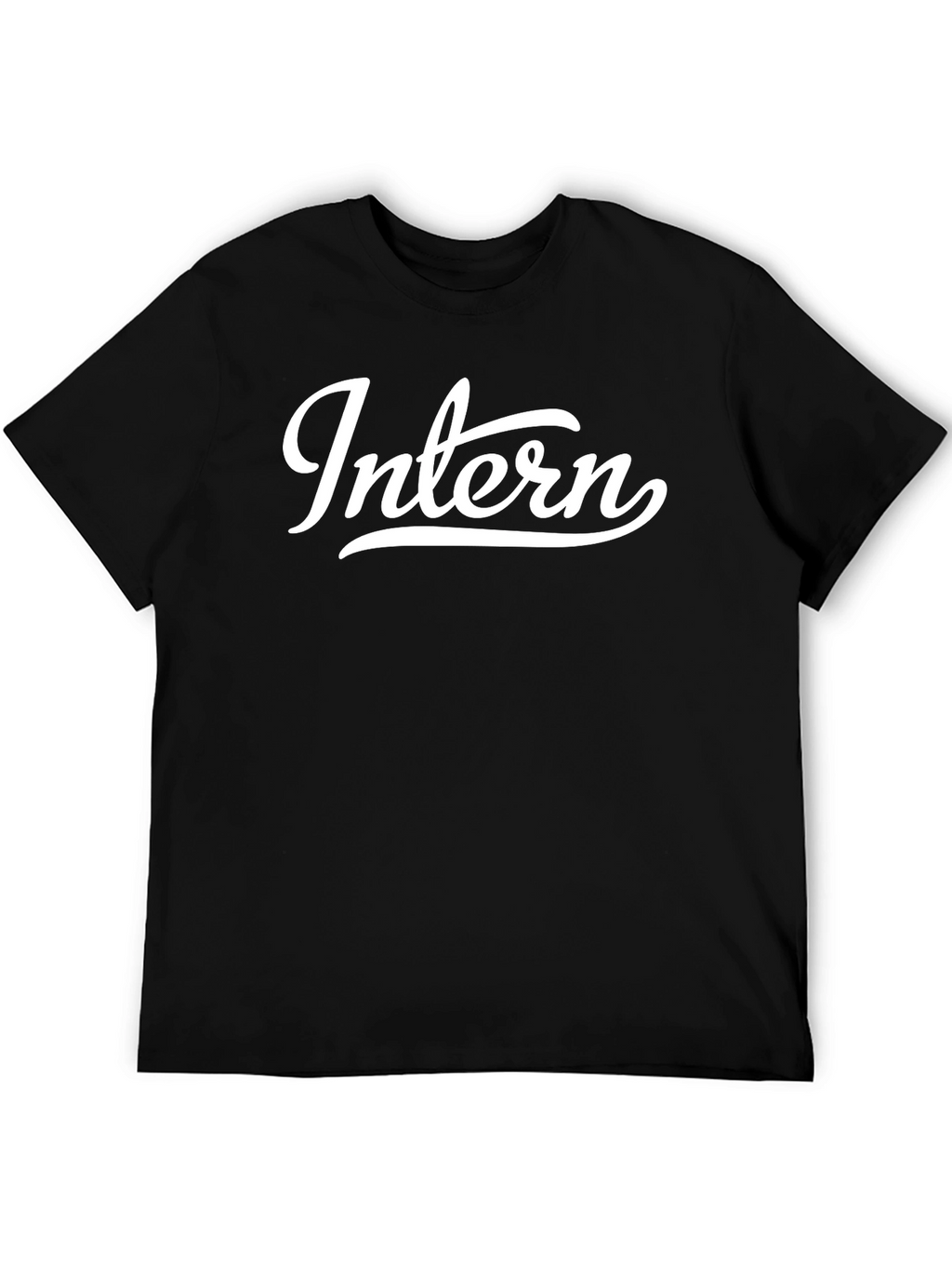 Intern Graphic T-Shirt | Black Cotton Tee