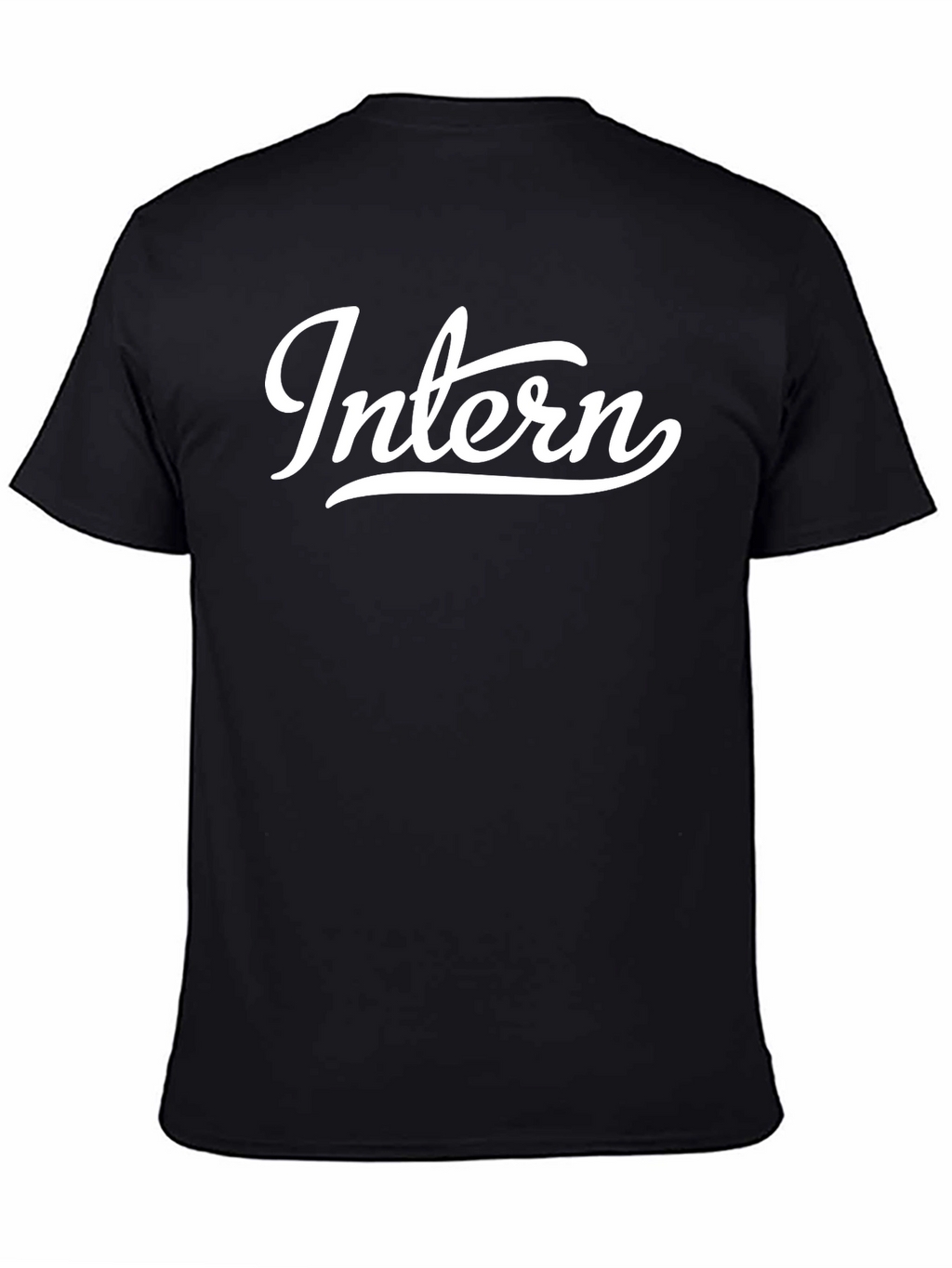 Intern Graphic T-Shirt | Black Cotton Tee