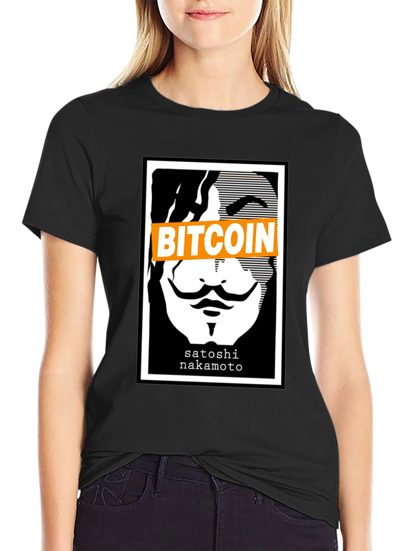 Bitcoin Satoshi Nakamoto Graphic T-Shirt