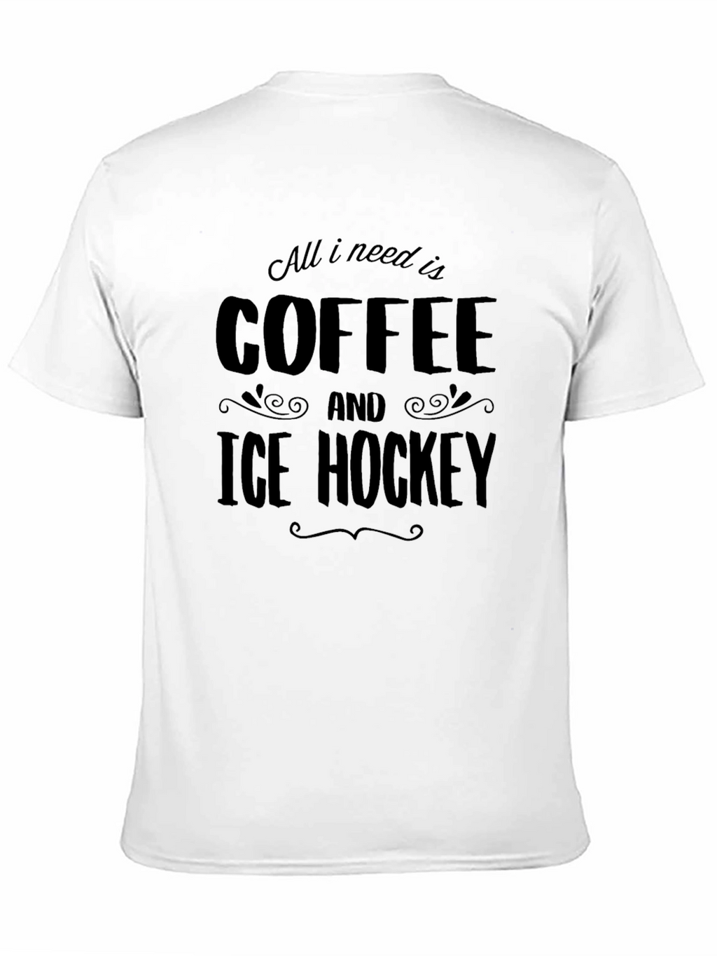 Coffee and Ice Hockey T-Shirt