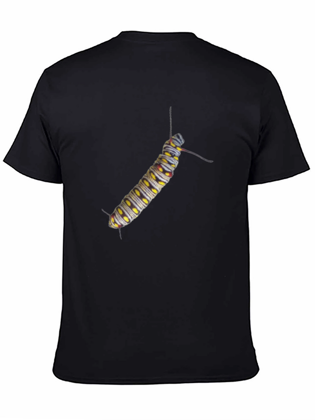 Caterpillar Graphic Tee - Black Cotton T-Shirt