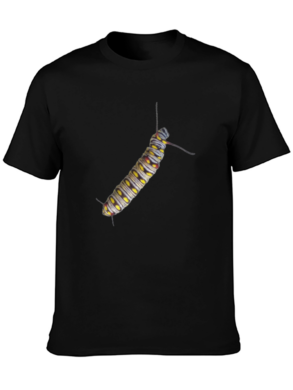 Caterpillar Graphic Tee - Black Cotton T-Shirt