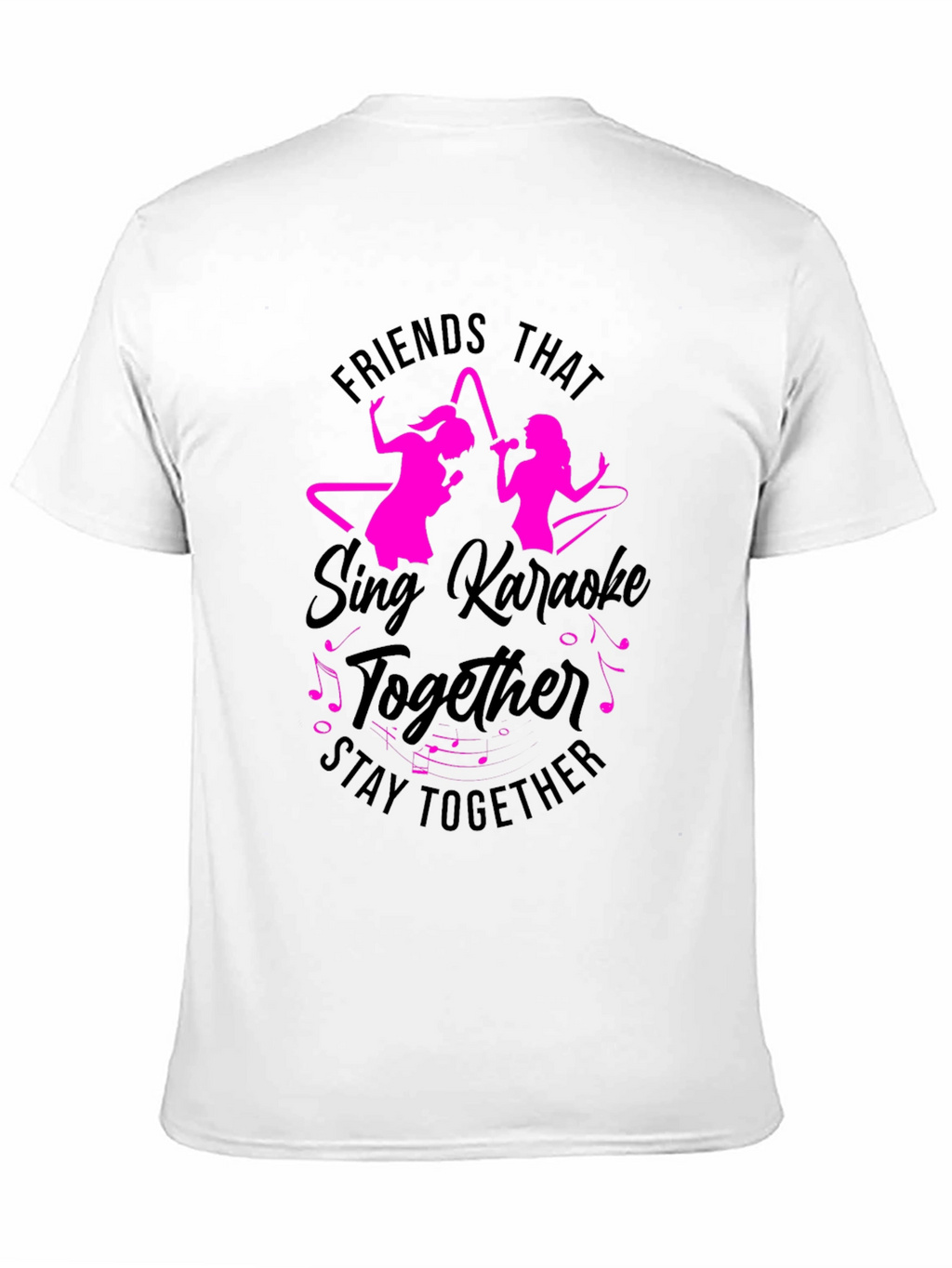 Friends Karaoke T-Shirt - Sing Together Stay Together Tee