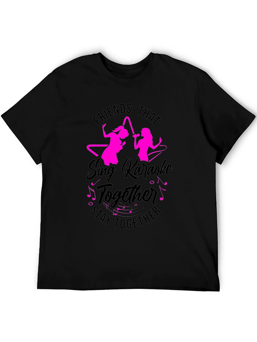 Friends Karaoke T-Shirt - Sing Together Stay Together Tee