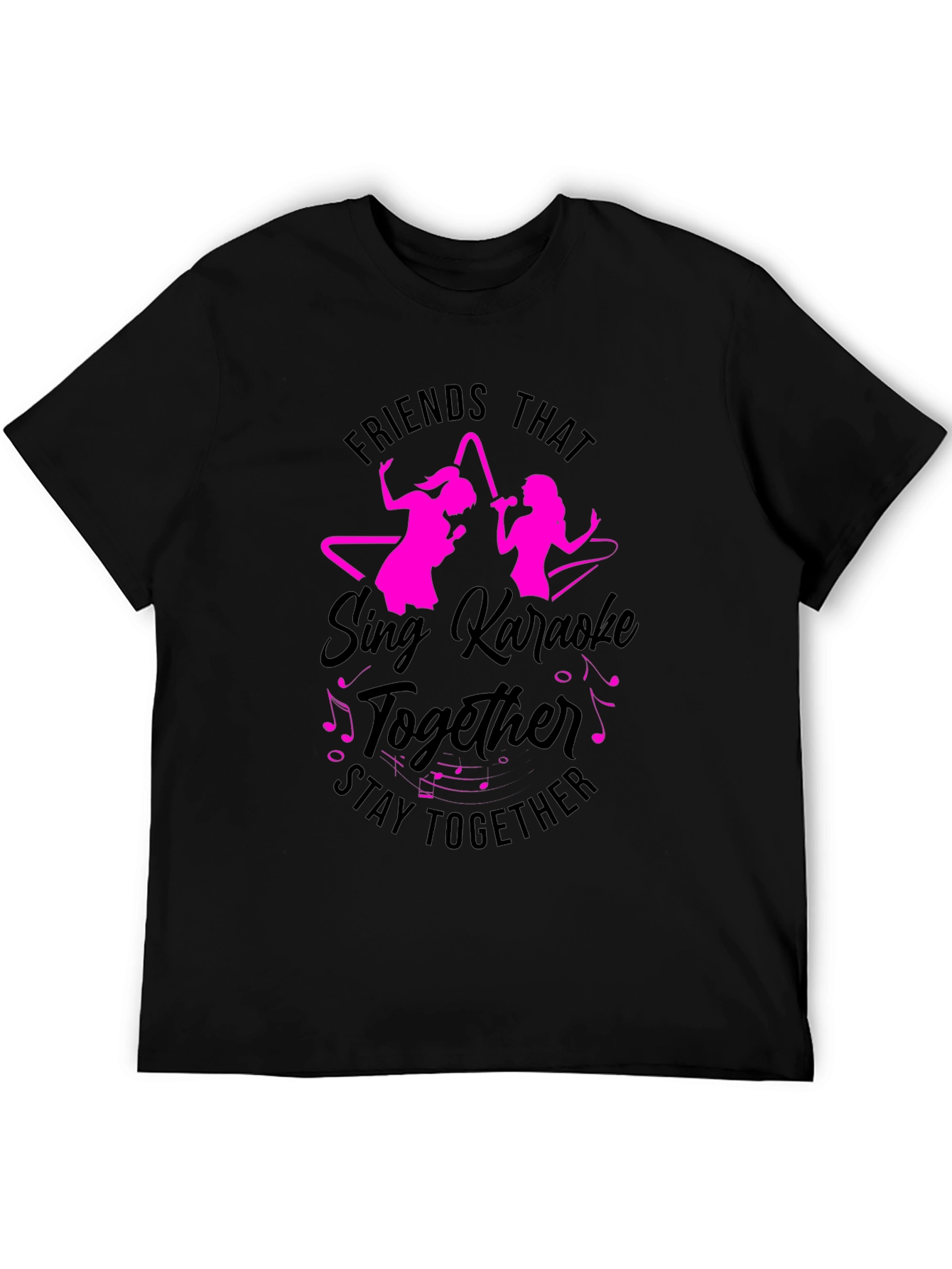 Friends Karaoke T-Shirt - Sing Together Stay Together Tee