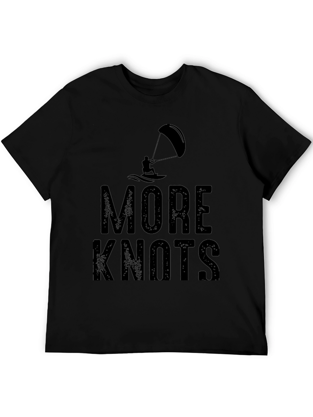 More Knots Kitesurfing T-Shirt - Black