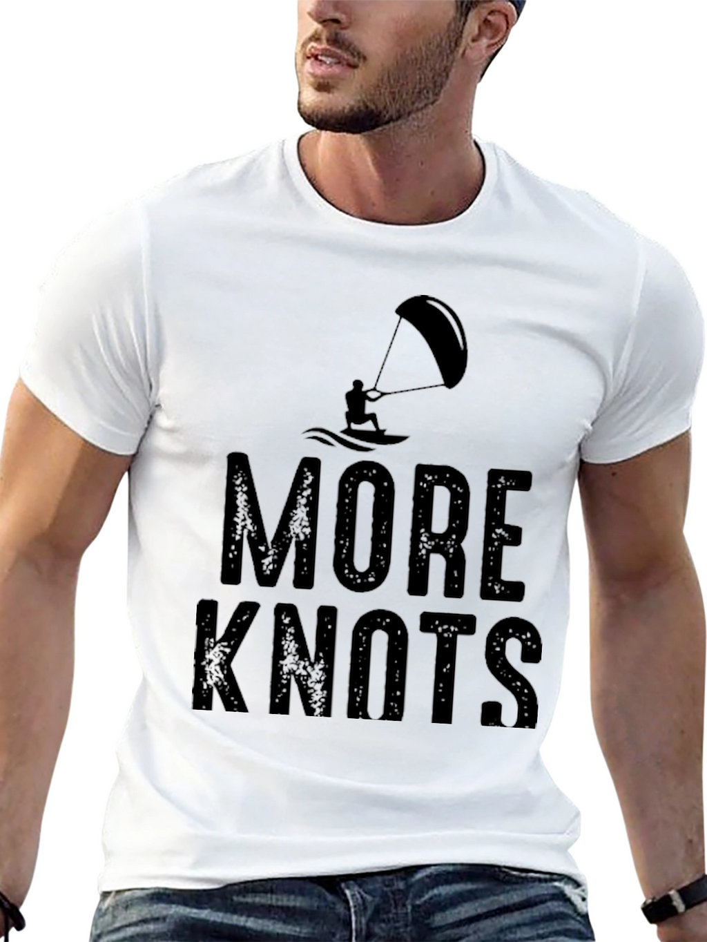More Knots Kitesurfing T-Shirt - Black