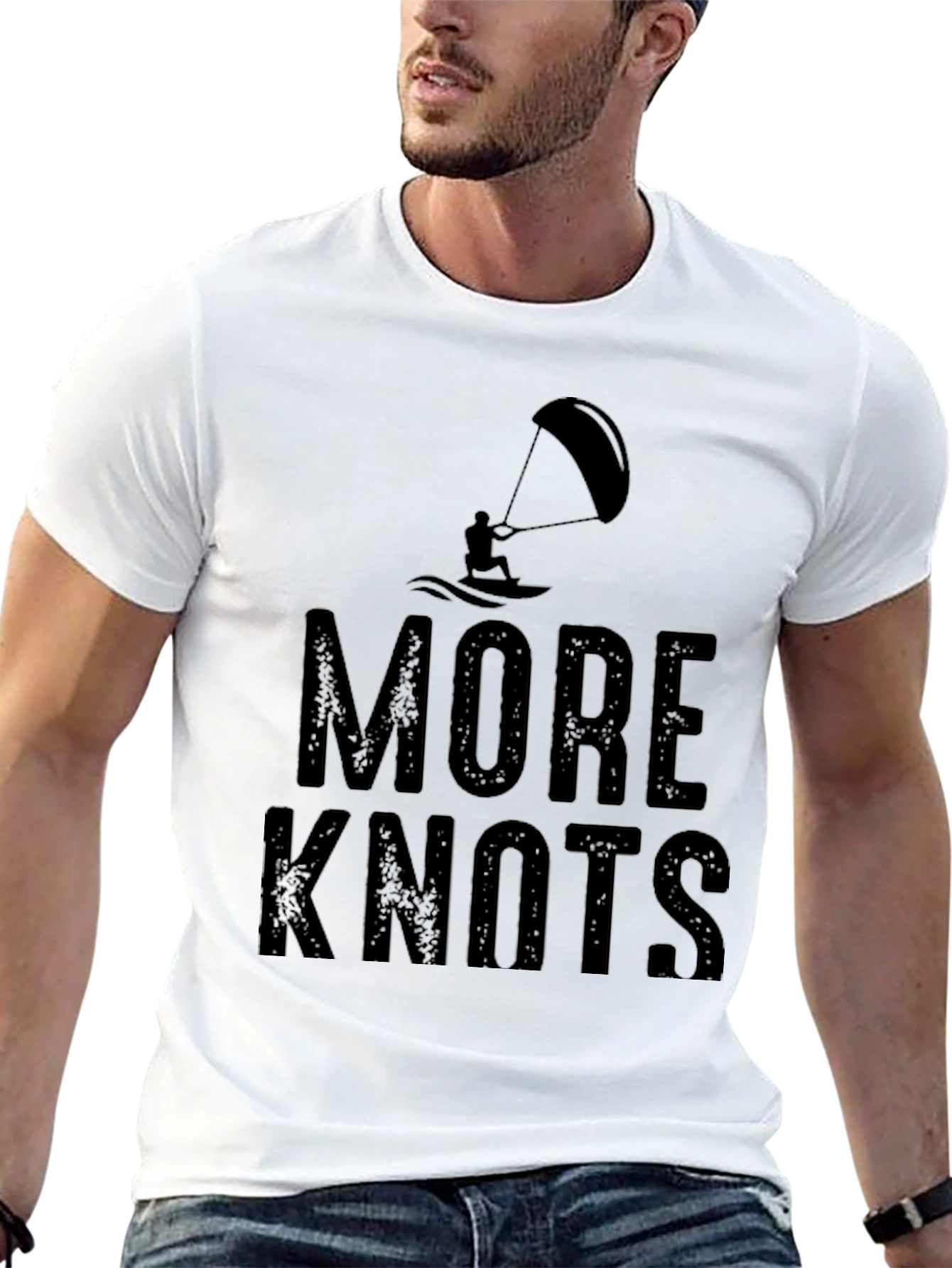 More Knots Kitesurfing T-Shirt - Black