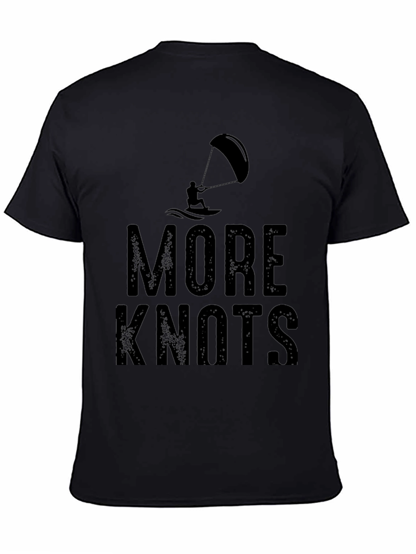 More Knots Kitesurfing T-Shirt - Black