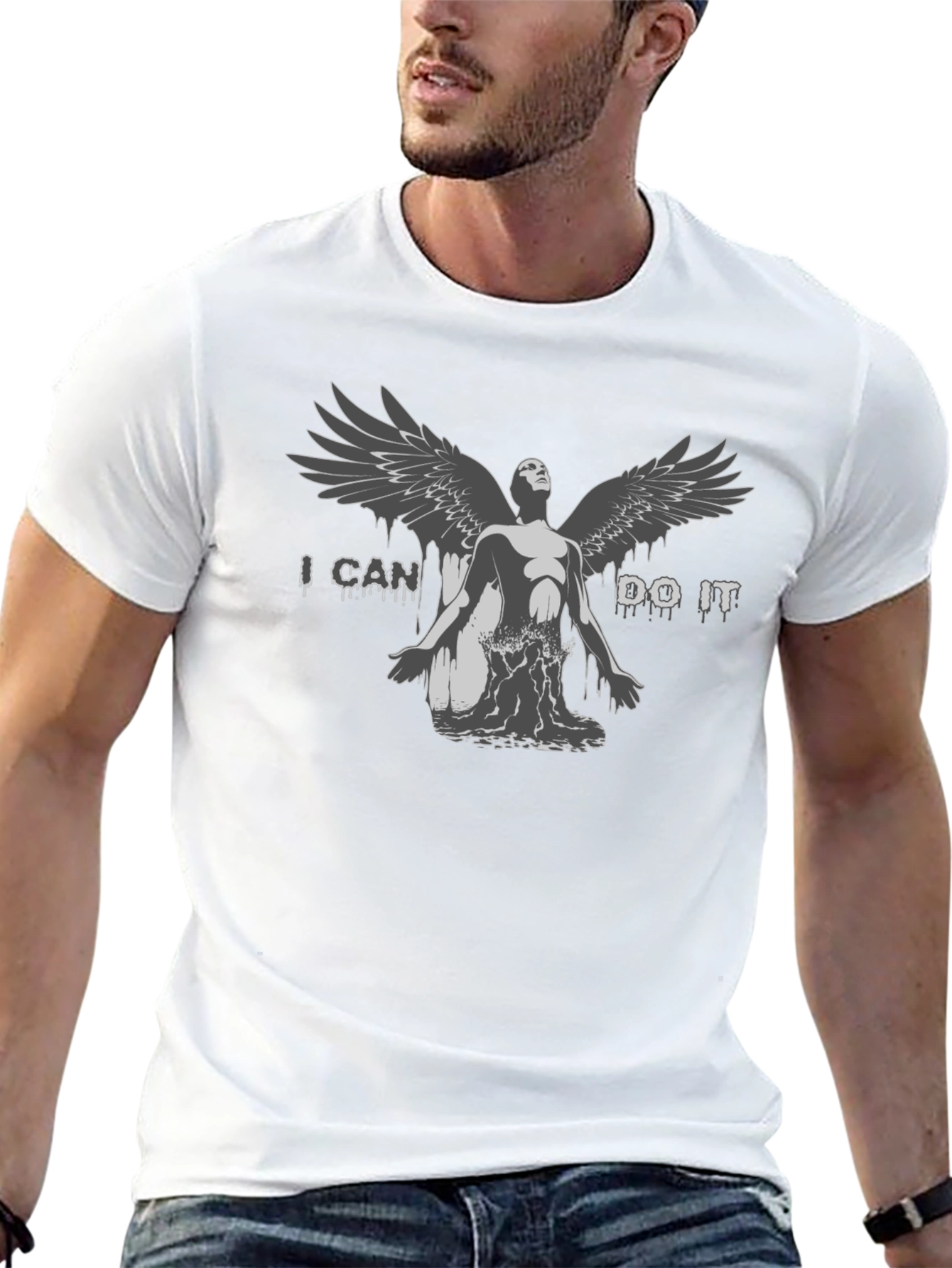 I Can Do It Angel Graphic T-Shirt - Unisex