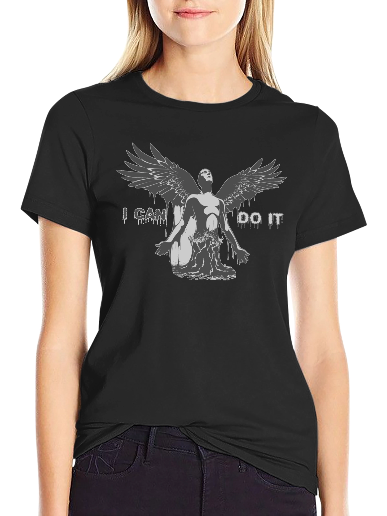 I Can Do It Angel Graphic T-Shirt - Unisex