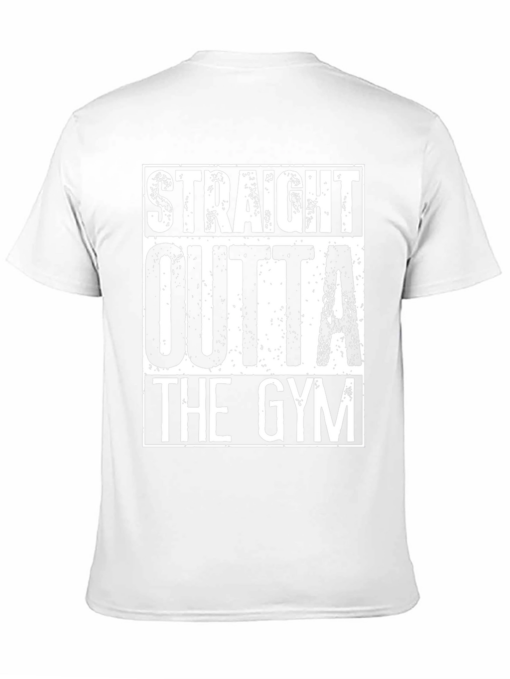 Straight Outta The Gym Black Graphic T-Shirt