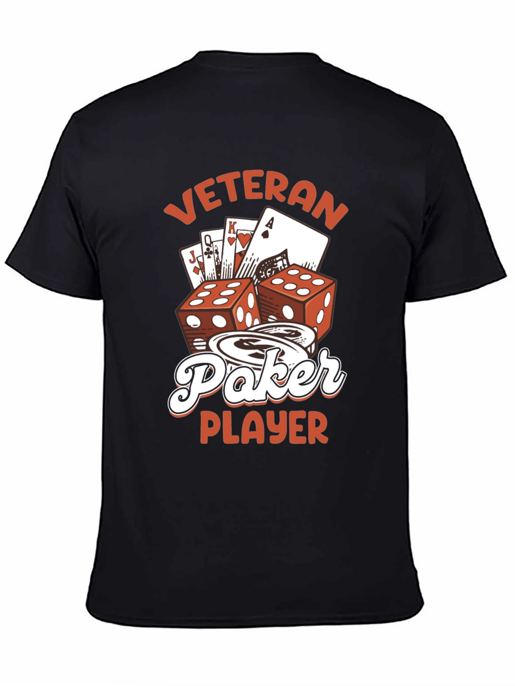 Veteran Poker Player Graphic Tee