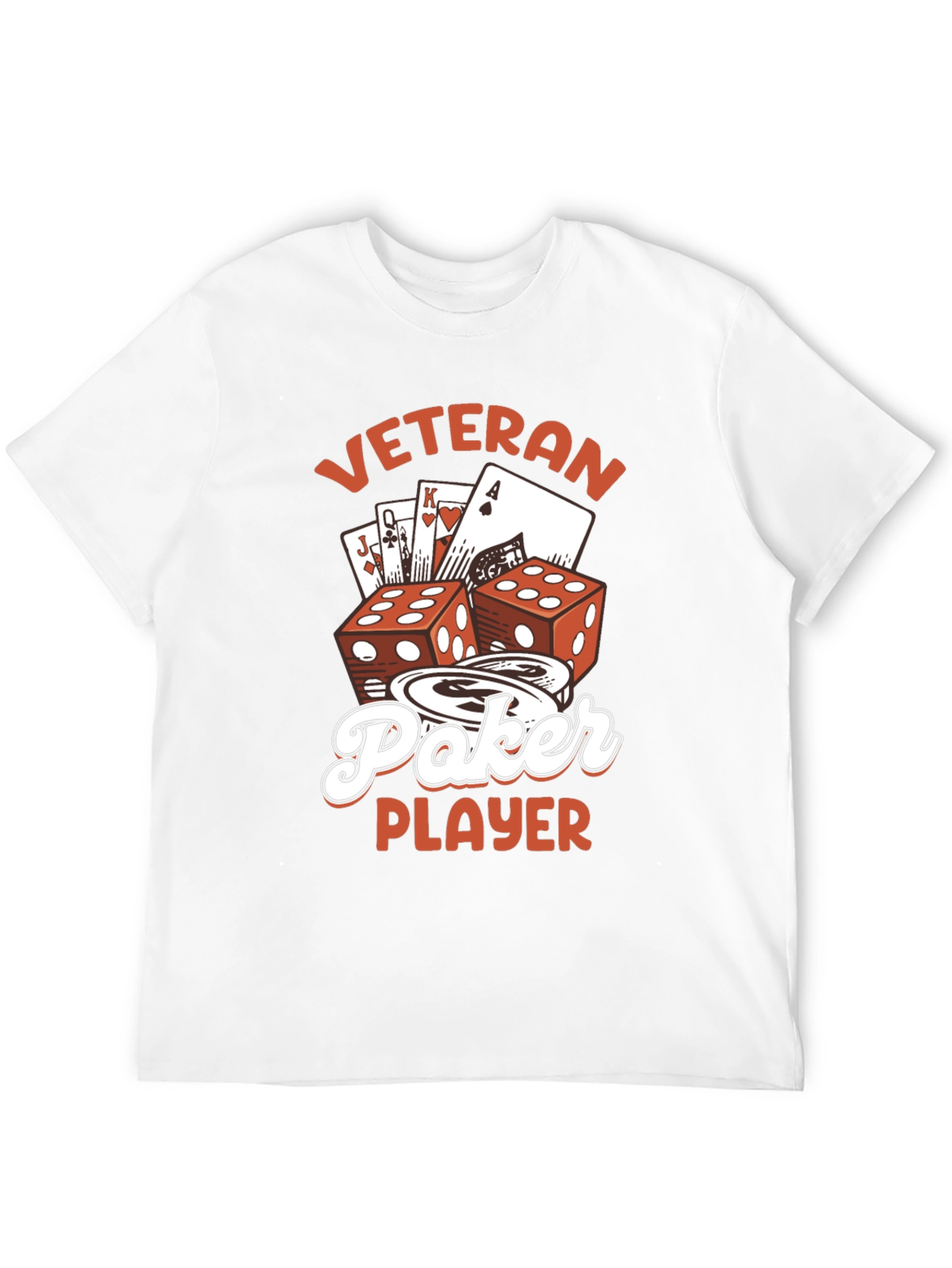 Veteran Poker Player Graphic Tee