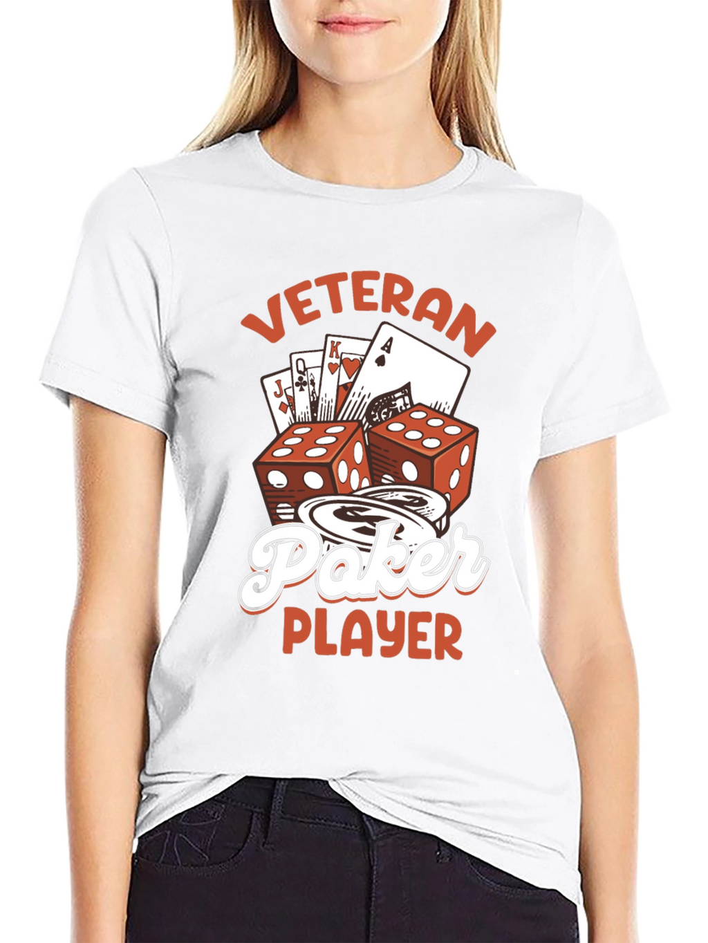 Veteran Poker Player Graphic Tee