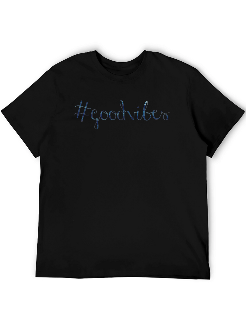 #GoodVibes Black T-Shirt - Trendy and Comfy