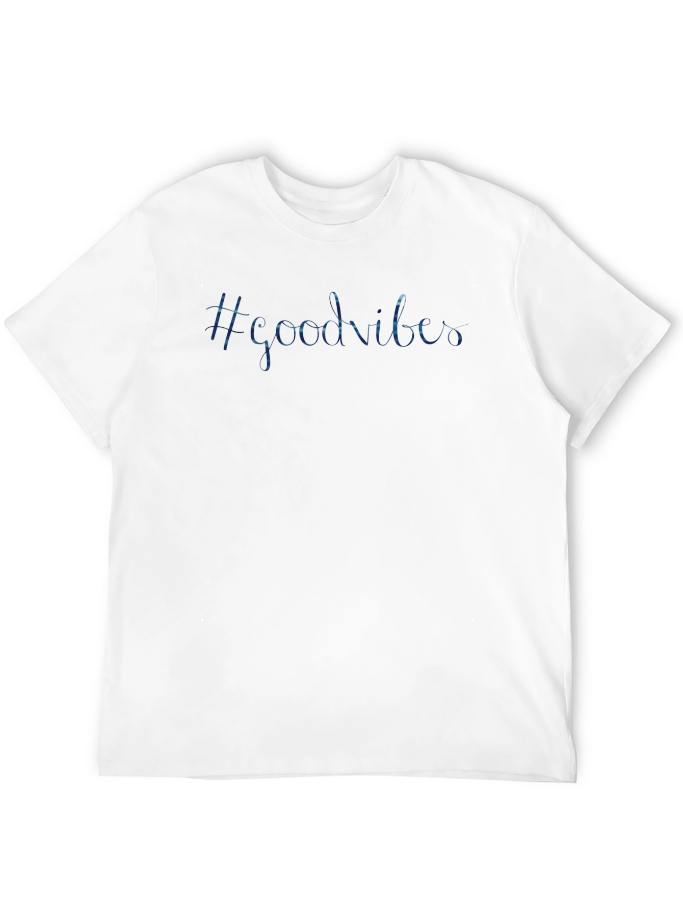 #GoodVibes Black T-Shirt - Trendy and Comfy