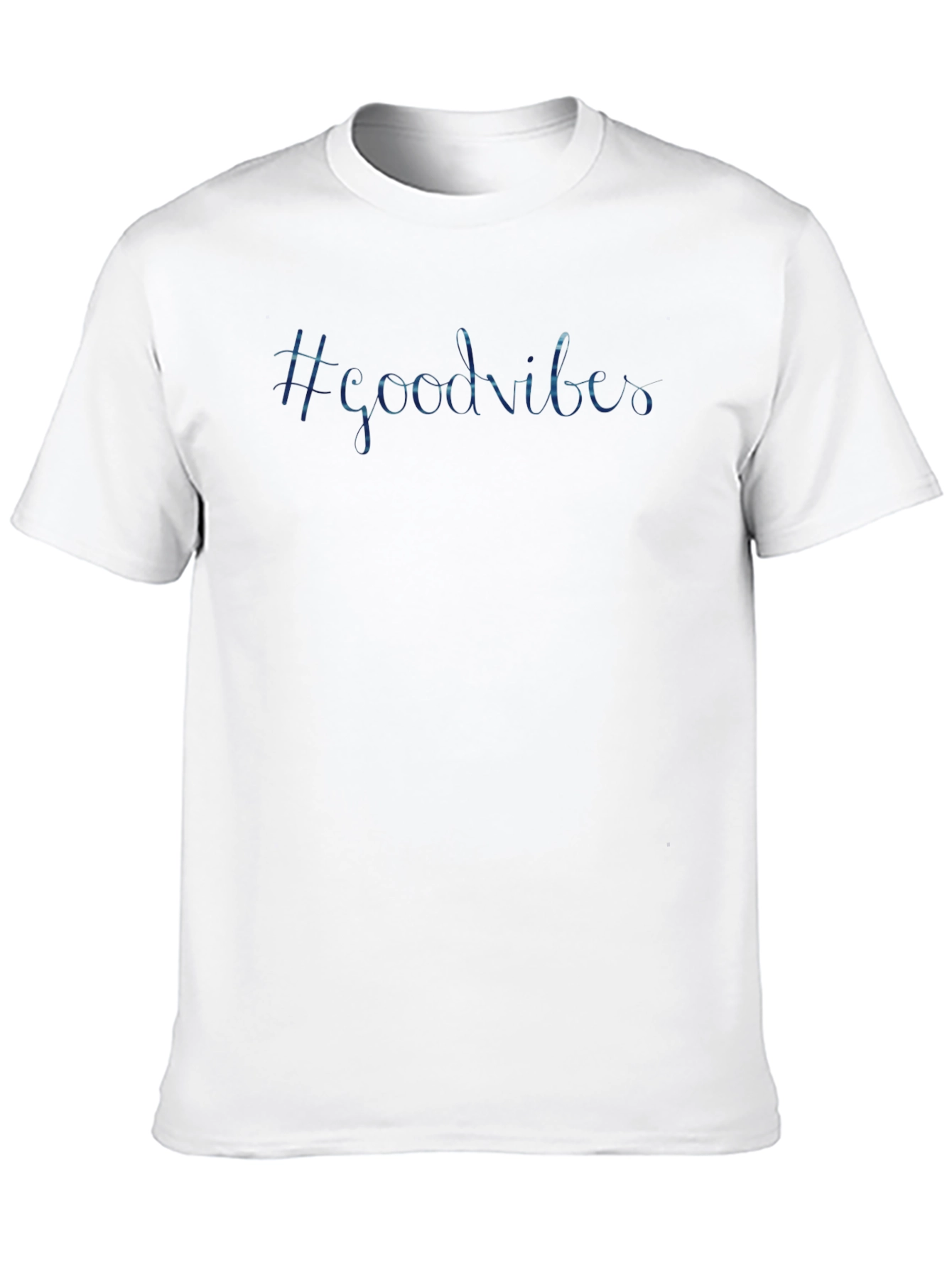 #GoodVibes Black T-Shirt - Trendy and Comfy