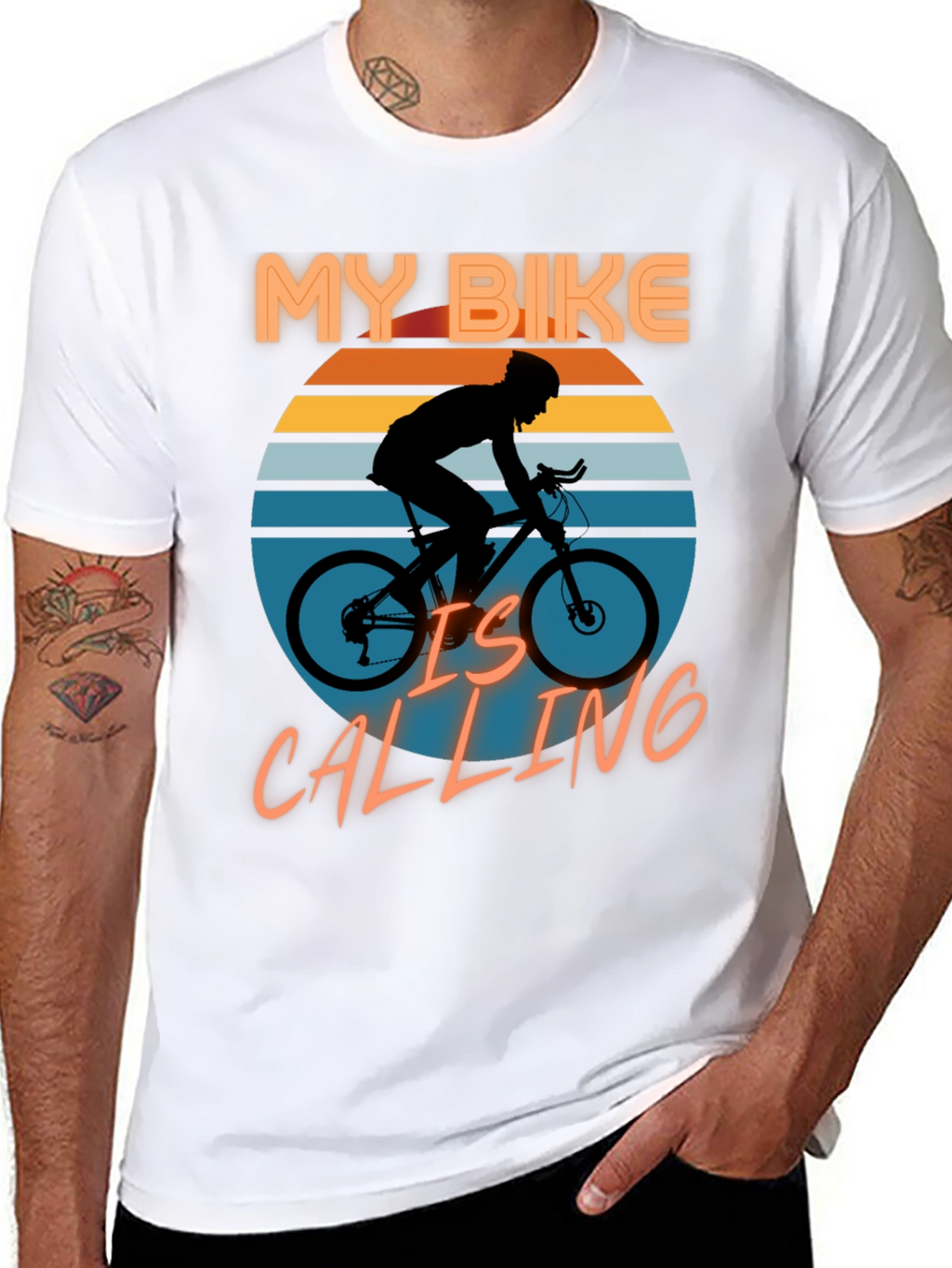 My Bike is Calling Graphic T-Shirt