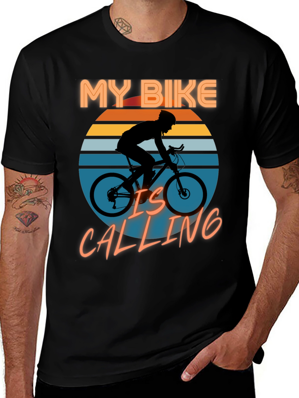 My Bike is Calling Graphic T-Shirt