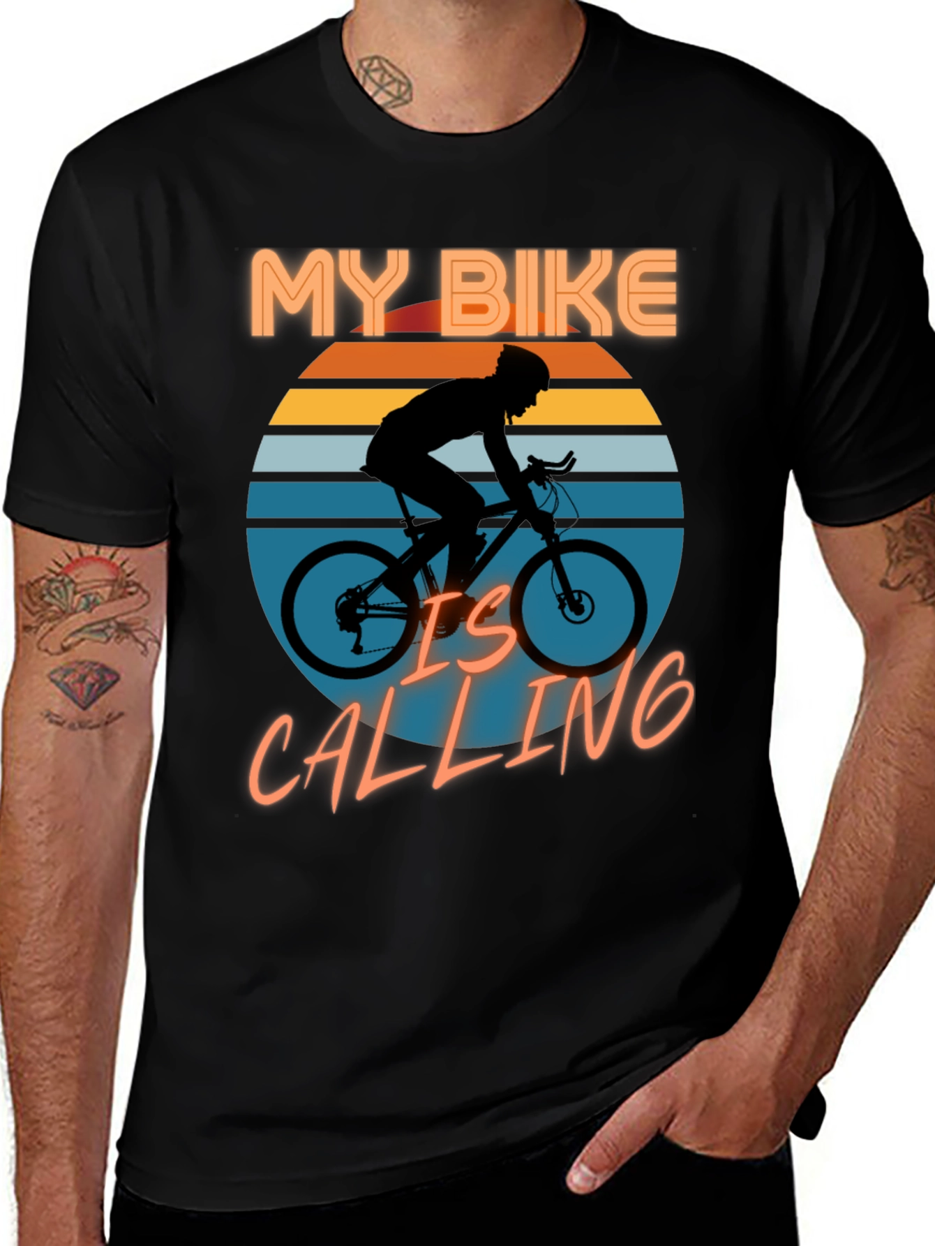 My Bike is Calling Graphic T-Shirt