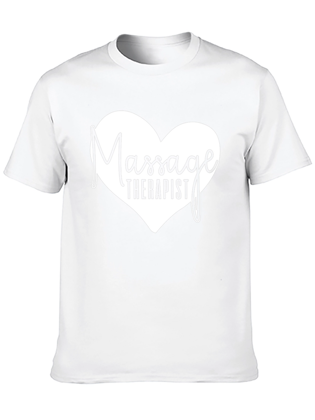 Massage Therapist Heart Graphic T-Shirt