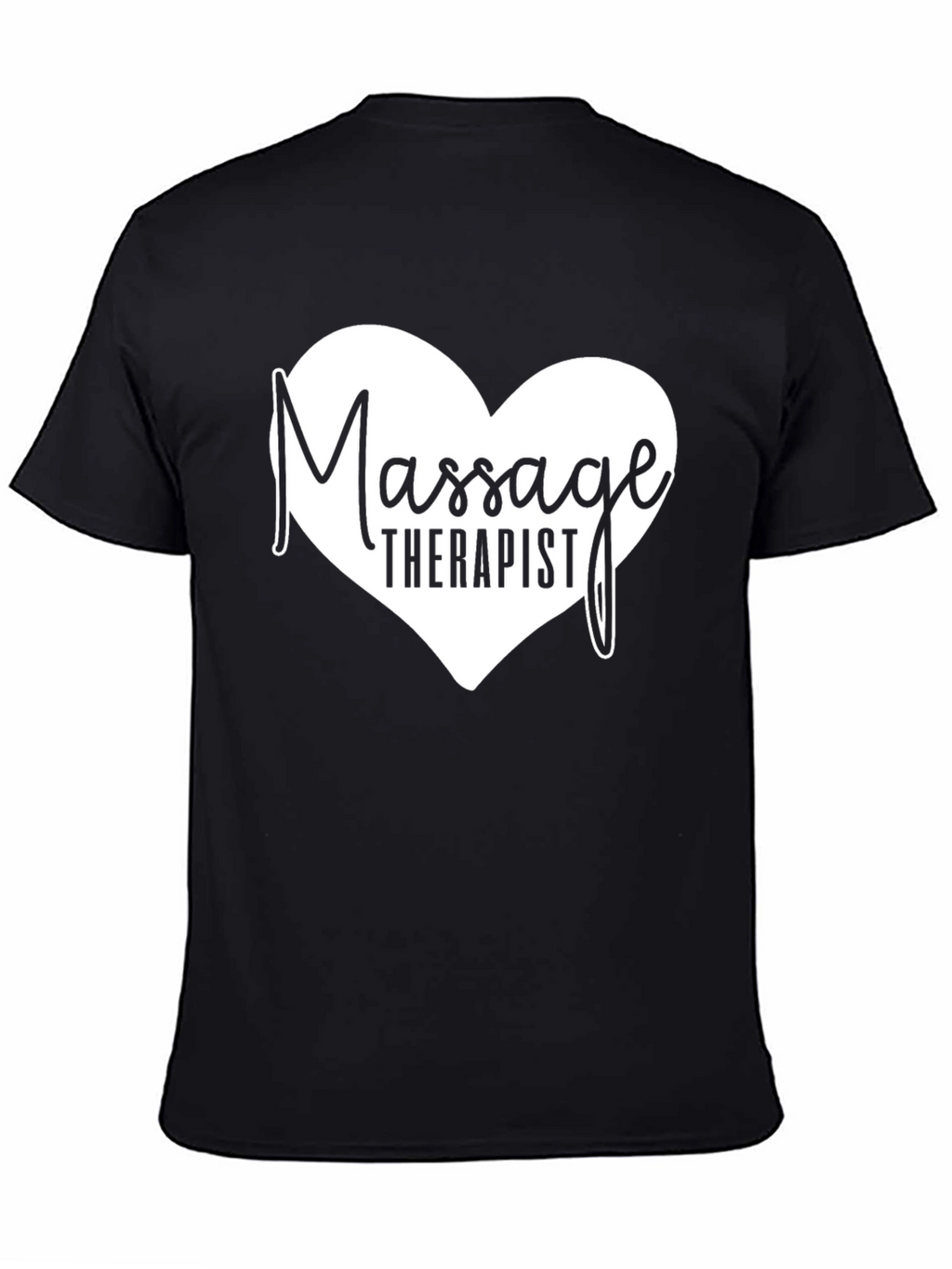 Massage Therapist Heart Graphic T-Shirt