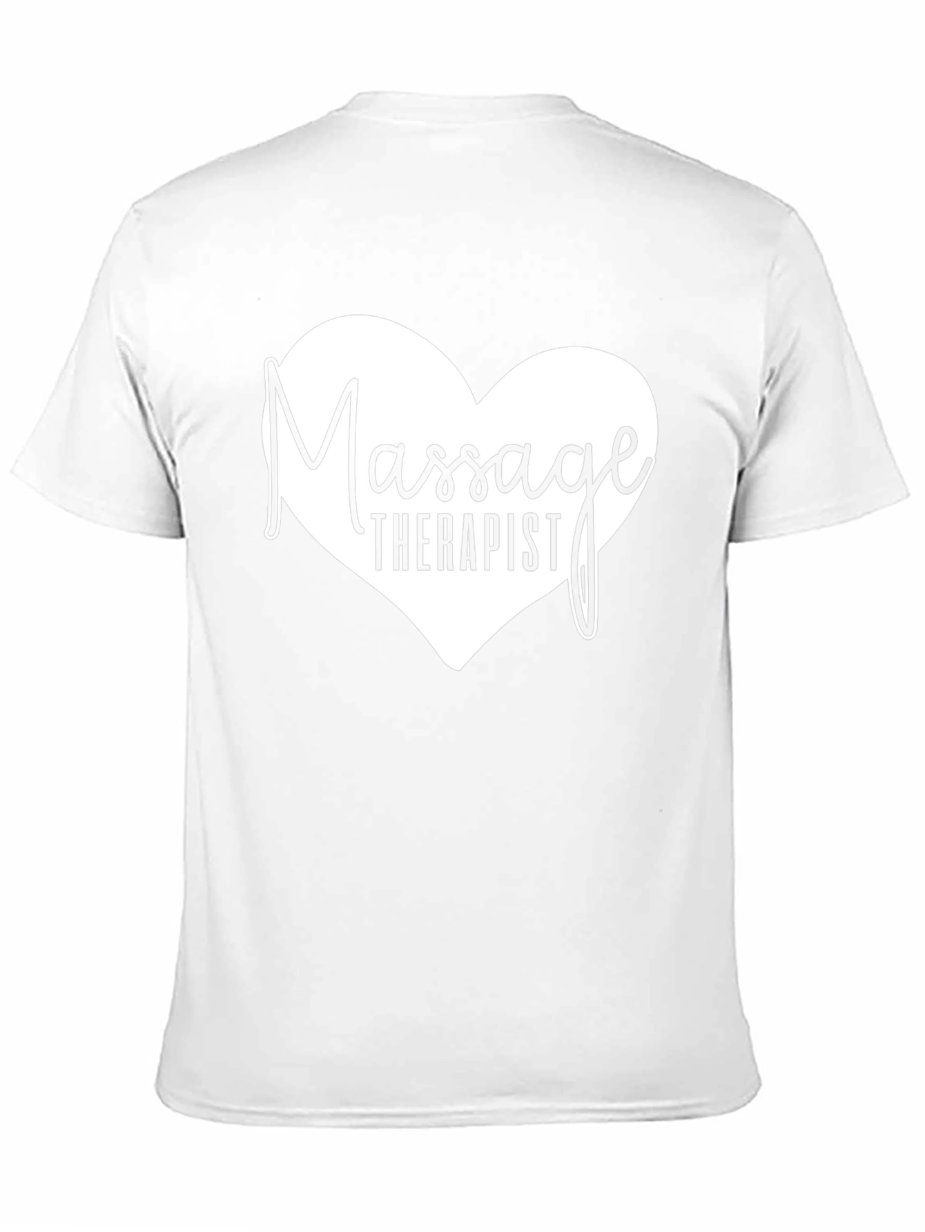 Massage Therapist Heart Graphic T-Shirt