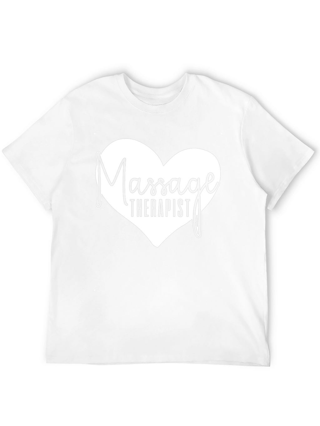 Massage Therapist Heart Graphic T-Shirt