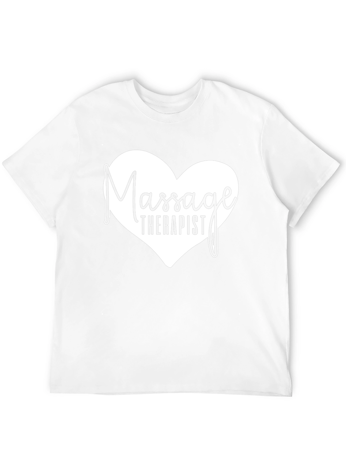 Massage Therapist Heart Graphic T-Shirt