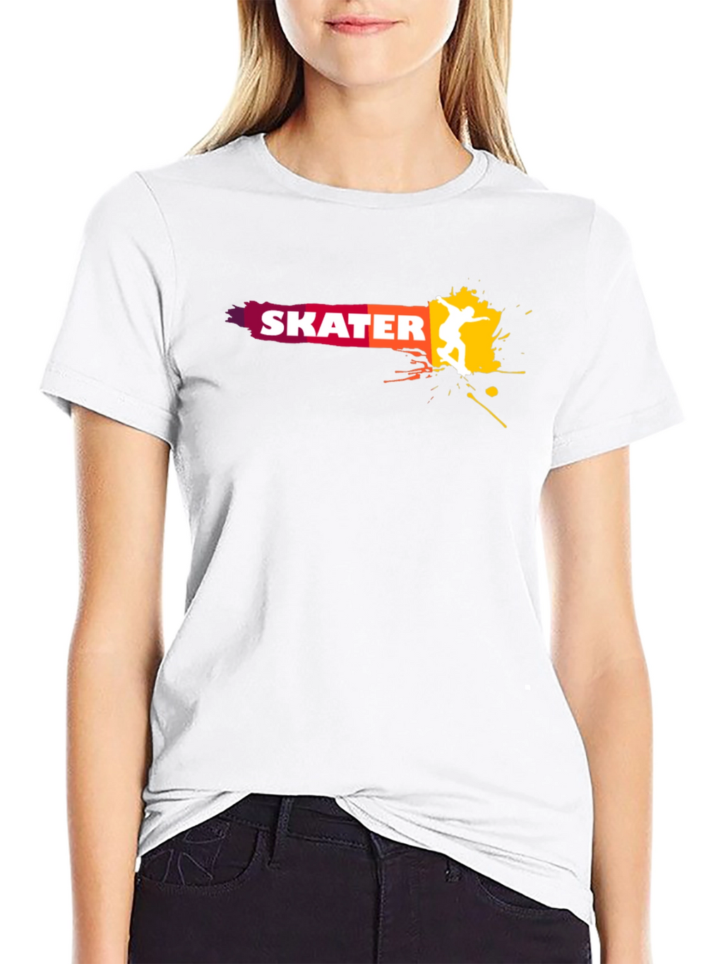 Skater Graphic T-Shirt - Bold Design
