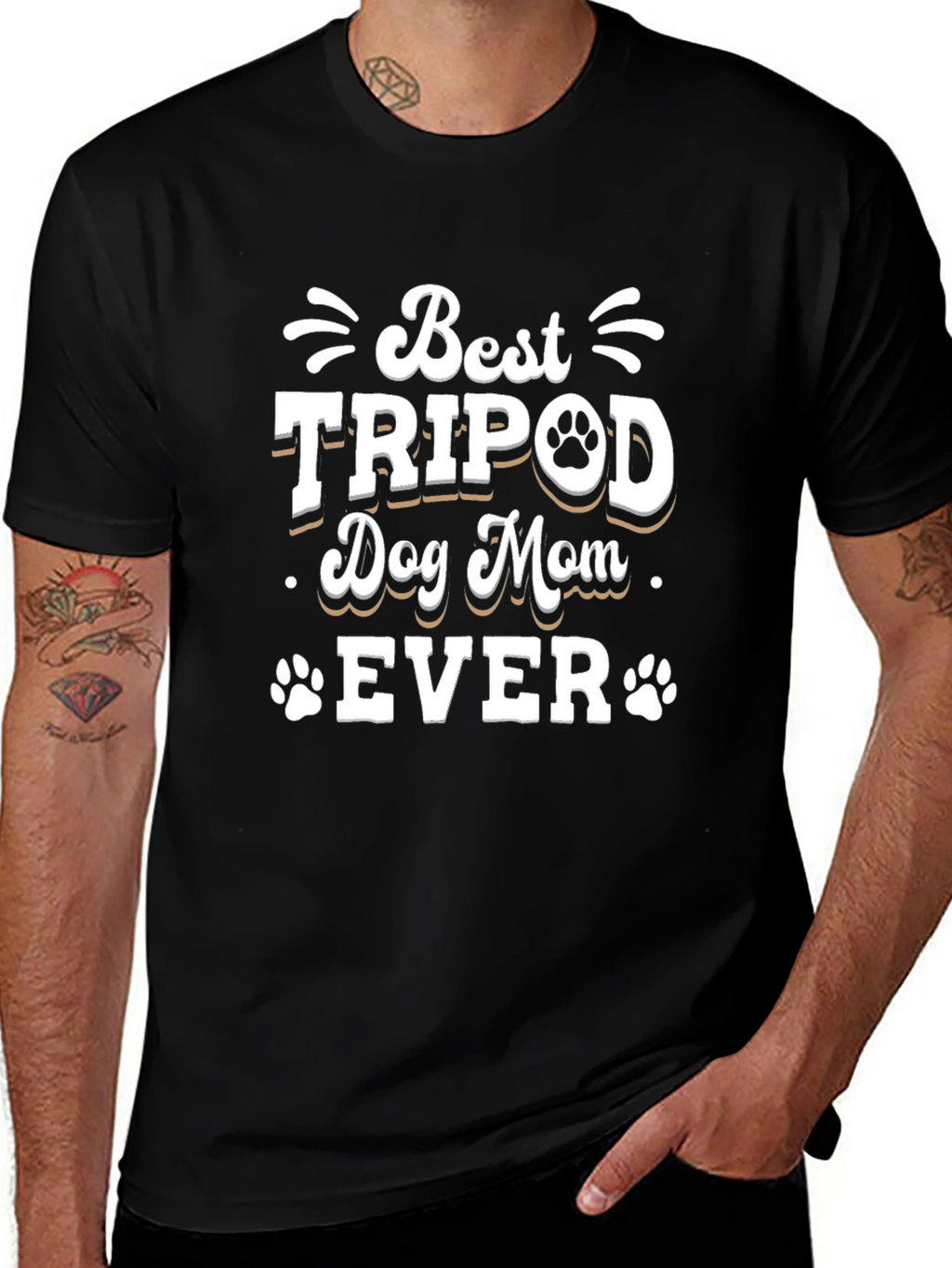 Best Tripod Dog Mom Ever T-Shirt