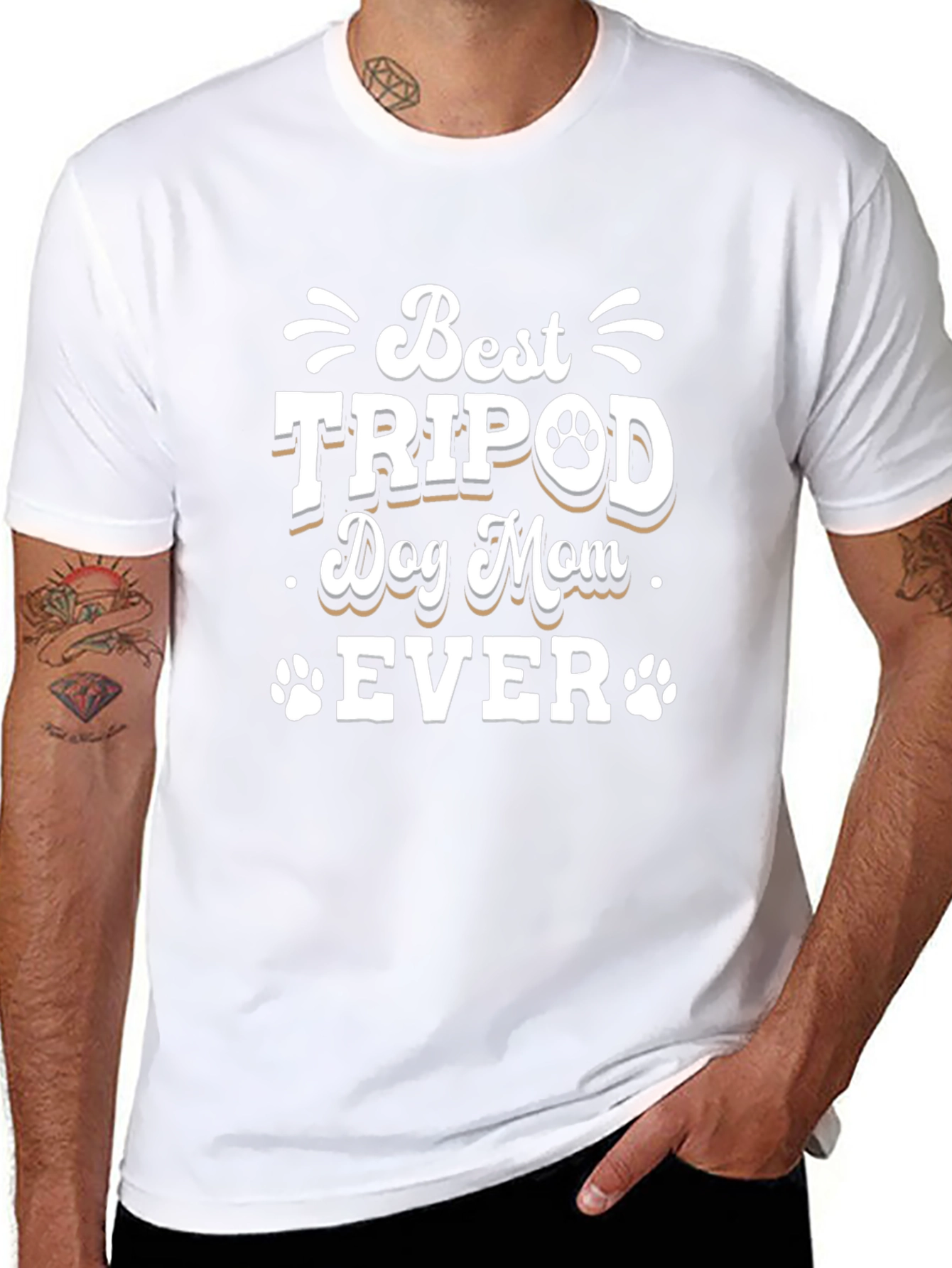 Best Tripod Dog Mom Ever T-Shirt