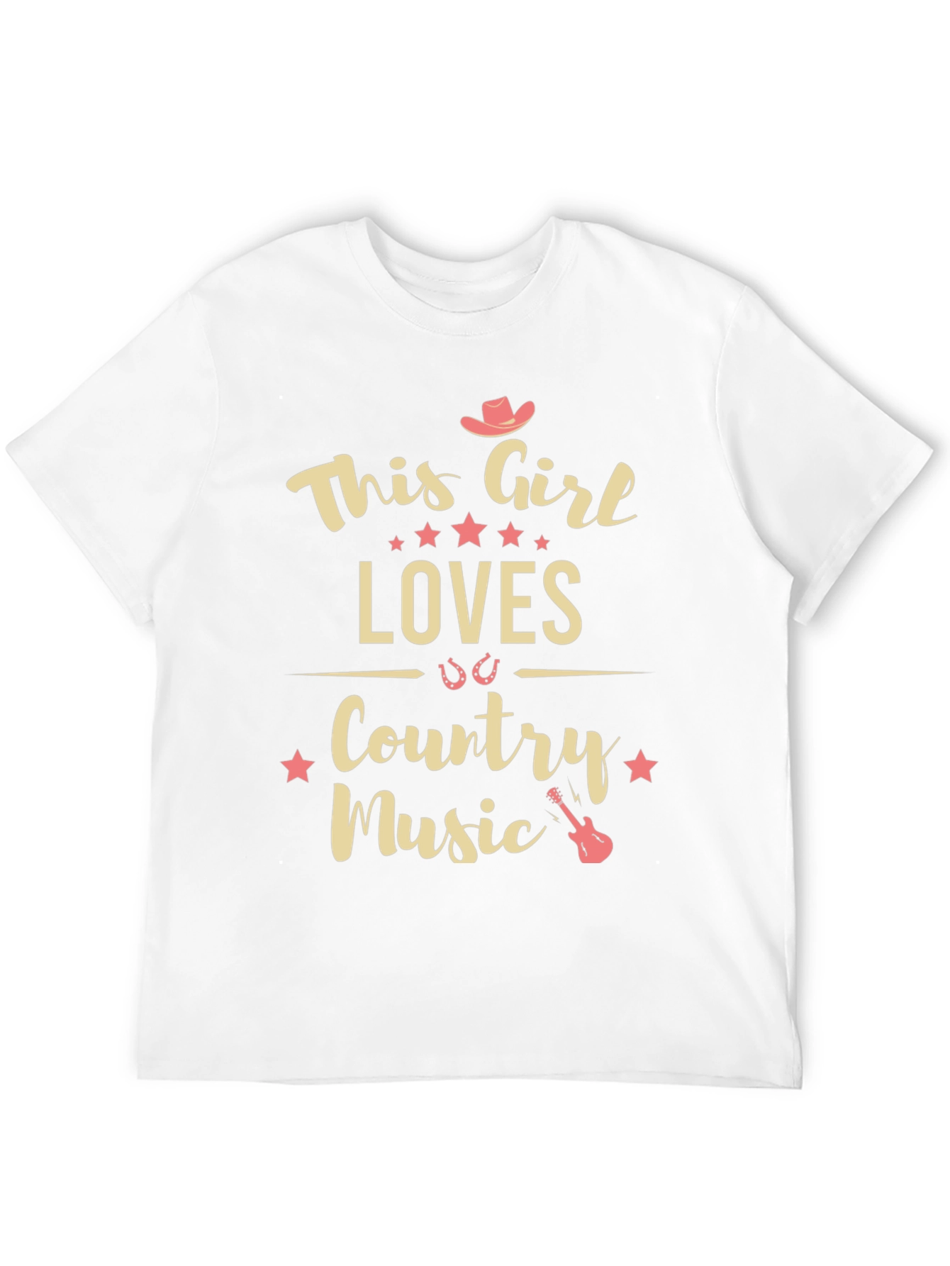 This Girl Loves Country Music Graphic Tee