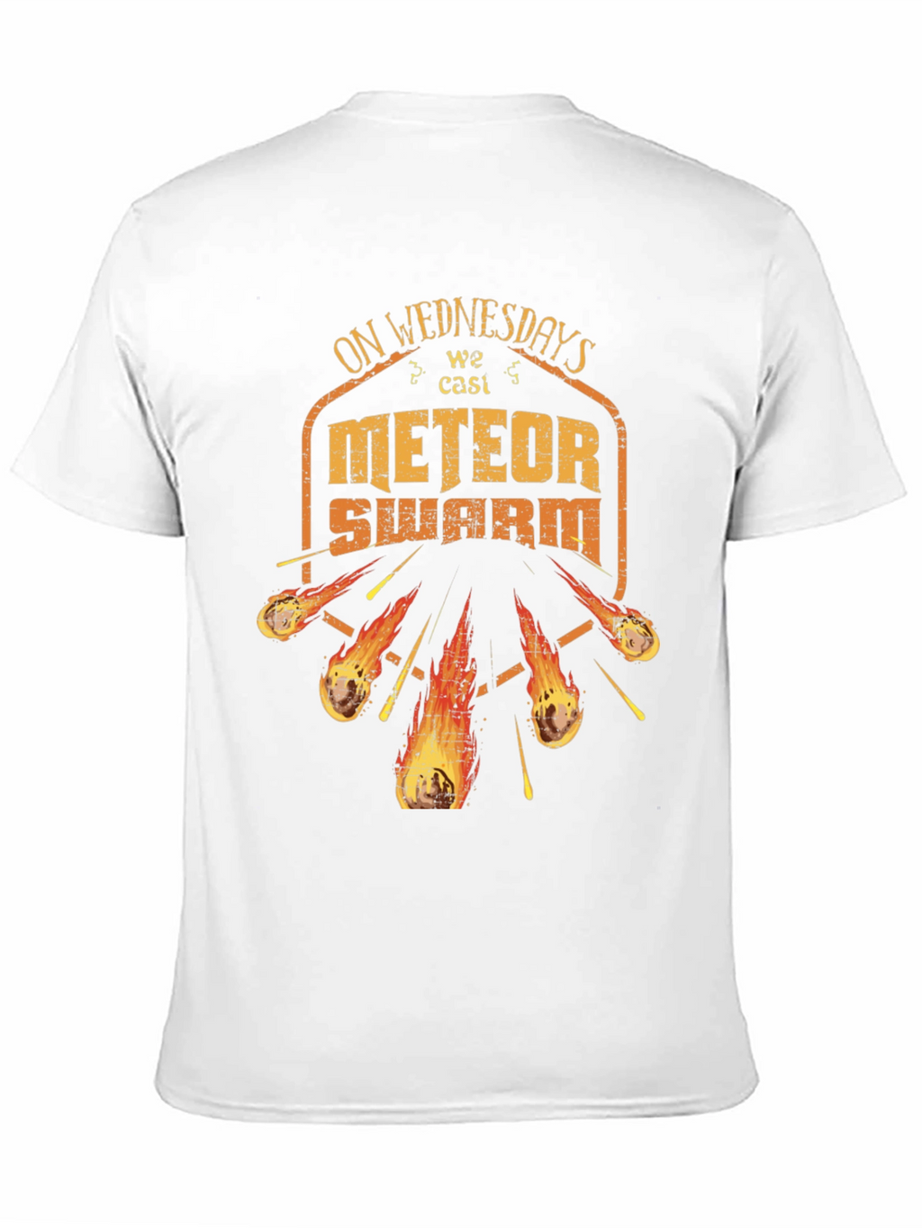 On Wednesdays We Cast Meteor Swarm Graphic T-Shirt