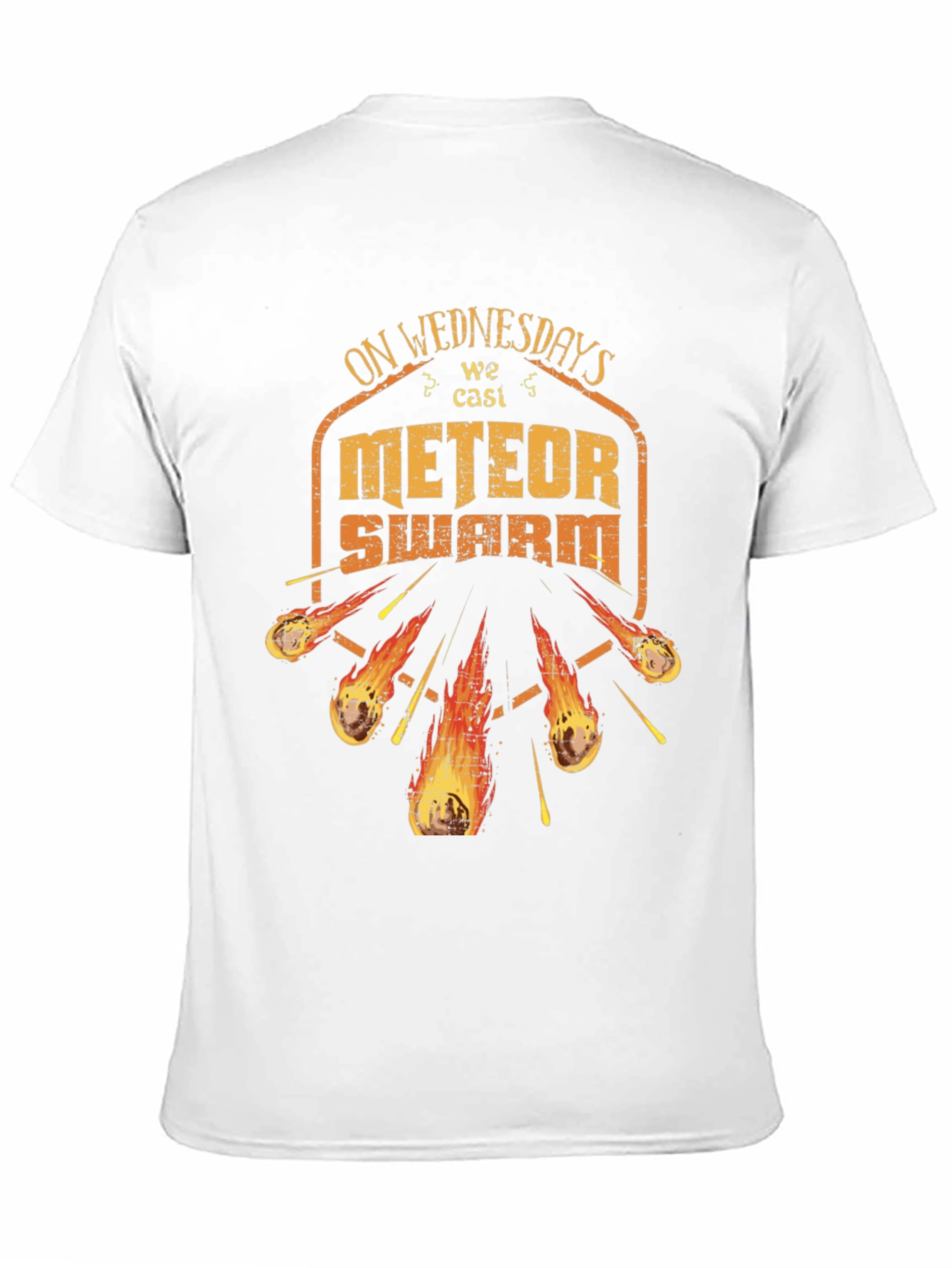 On Wednesdays We Cast Meteor Swarm Graphic T-Shirt